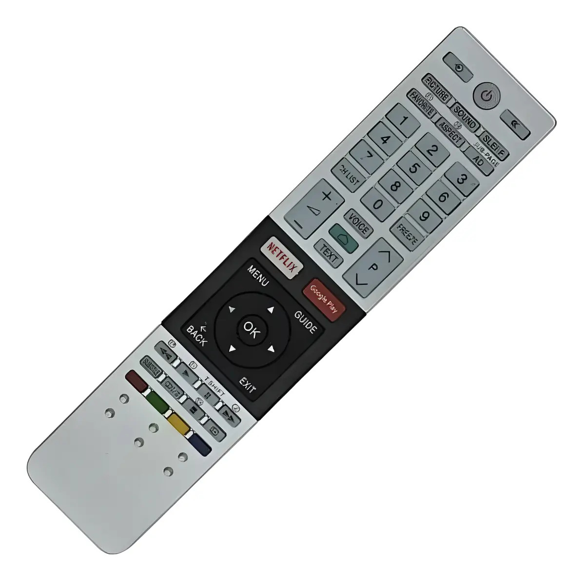 Controle Compatível Smart Tv Toshiba Netflix E Google Play — imagem 2 de 3