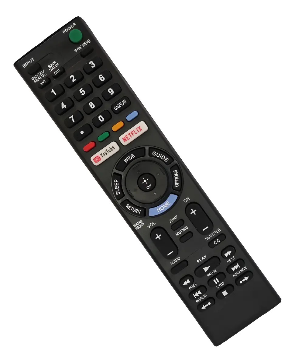 Controle Compatível Sony Kdl-50w655f Kdl-43w665f Rmt-tx300b LE-7041 FBG-9021