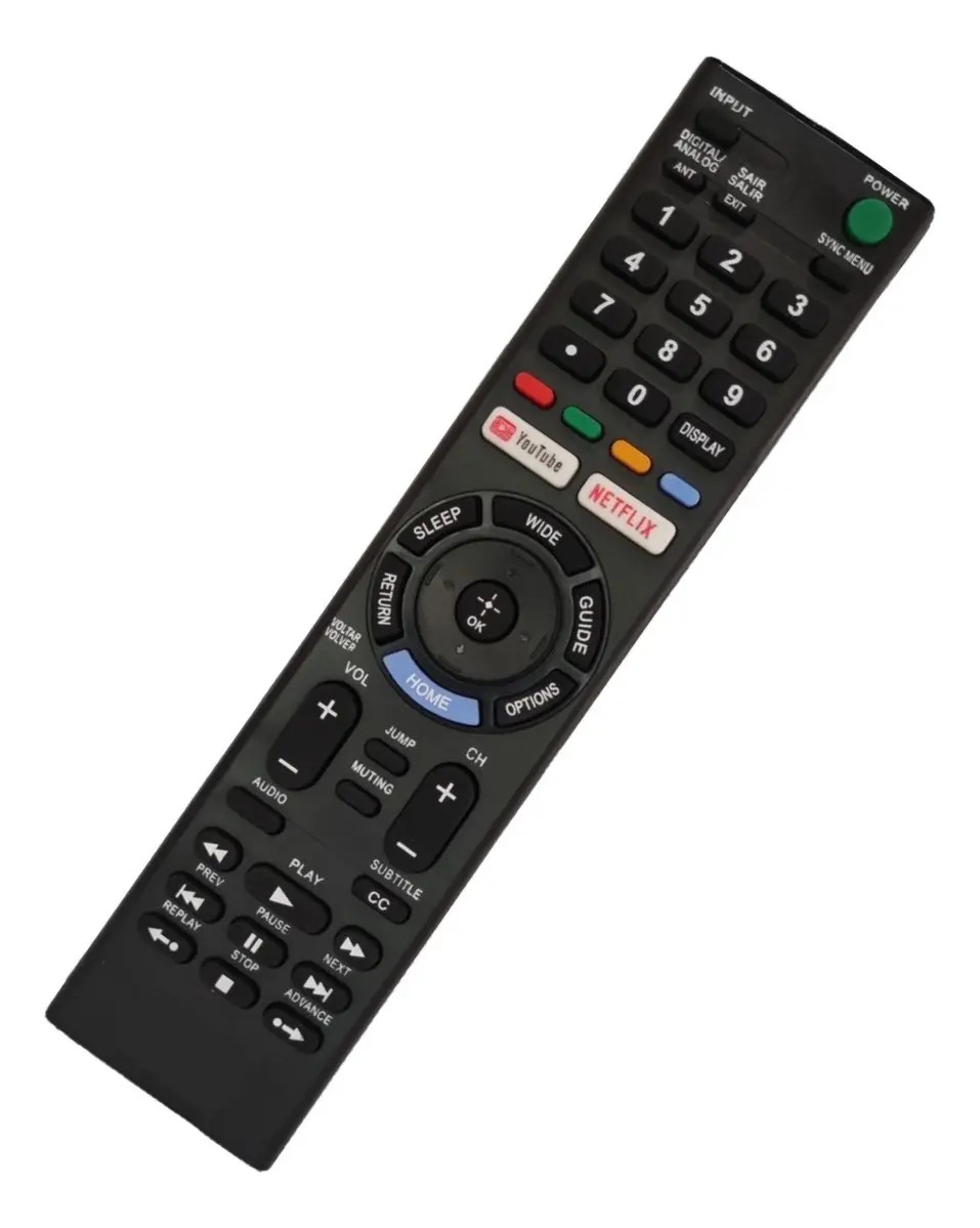 Controle Compatível Sony Kdl-50w655f Kdl-43w665f Rmt-tx300b LE-7041 FBG-9021 — imagem 2 de 3