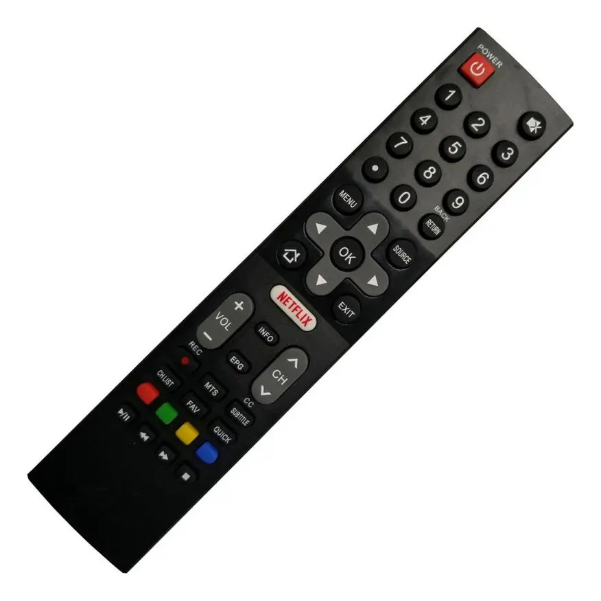 Controle Compatível Philco Smart 4k Netflix LE-7054 VC-A8222 Sky-8090