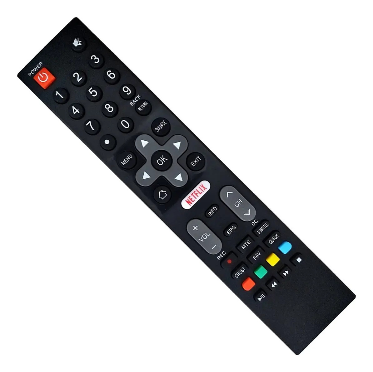 Controle Compatível Philco Smart 4k Netflix LE-7054 VC-A8222 Sky-8090 — imagem 2 de 3