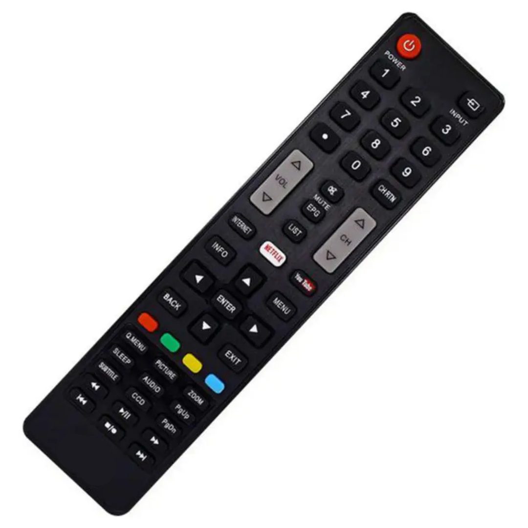 Controle Remoto Compatível Smart Tv Semp Ct-6670