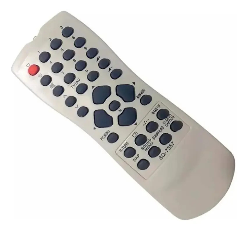 Controle Remoto Compatível Tv Panasonic SQ-7357 W-7357 — imagem 2 de 3