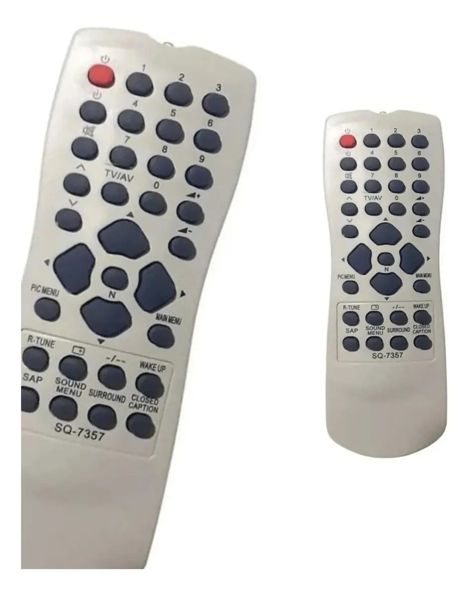 Controle Remoto Compatível Tv Panasonic SQ-7357 W-7357 — imagem 3 de 3