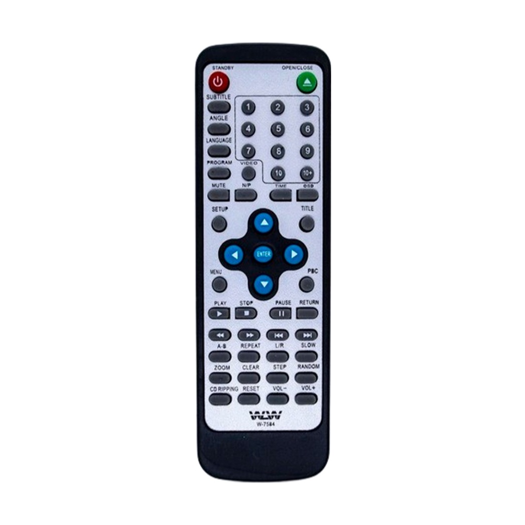 Controle Remote Dvd Cce Ref:7584