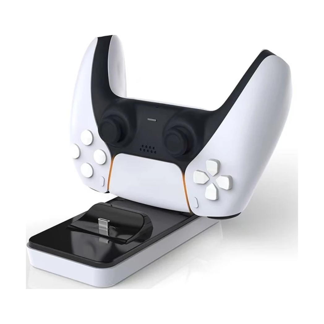Base Carregador Para 2 Controle Compatível Com Ps5 Dualsense