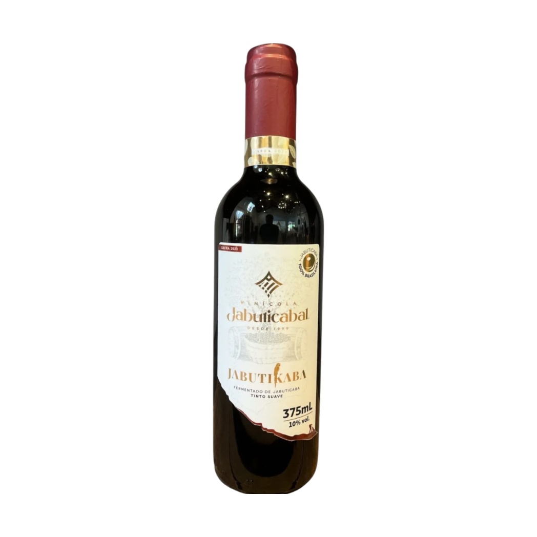 Vinho Tinto Suave de Jabuticaba Artesanal Jabuticabal 375ml