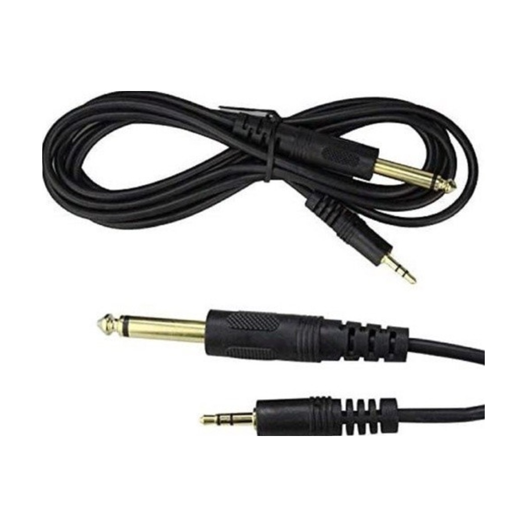 Cabo Audio Auxiliar P2 X P10 Stereo 1,5 Metros