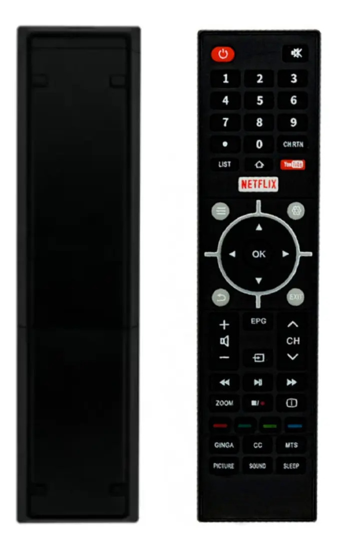 Controle Compatível Com Tv Semp Tcl Ct-6810 Ref: VC-A8238 — imagem 2 de 3
