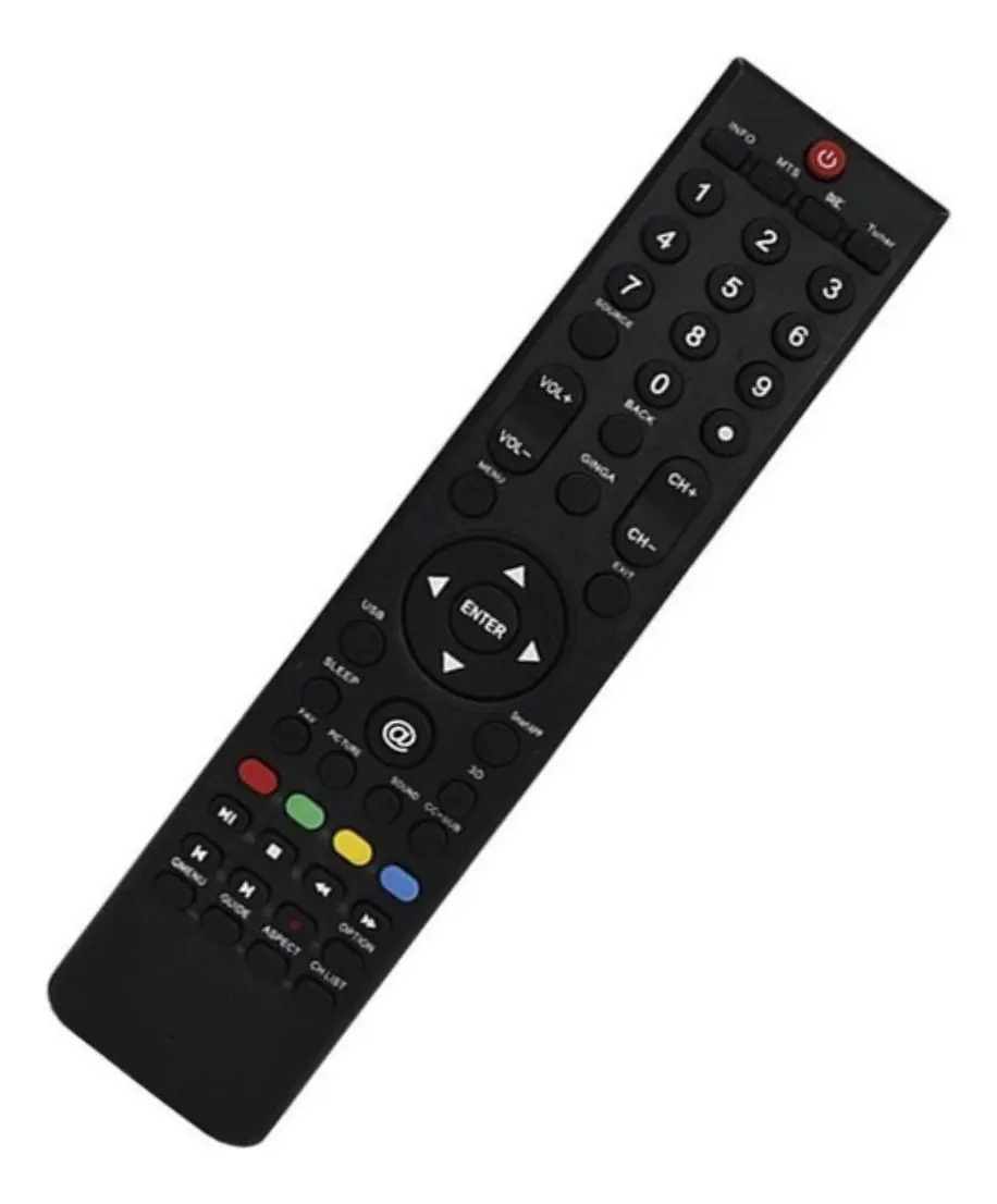 Controle Remoto Compatível Com Tv Buster Lcd/Led Vc-8102