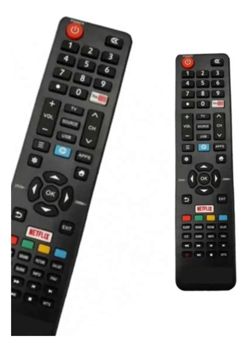 Controle compativel smart tv 4k led semp toshiba vc-a8268 — imagem 2 de 3