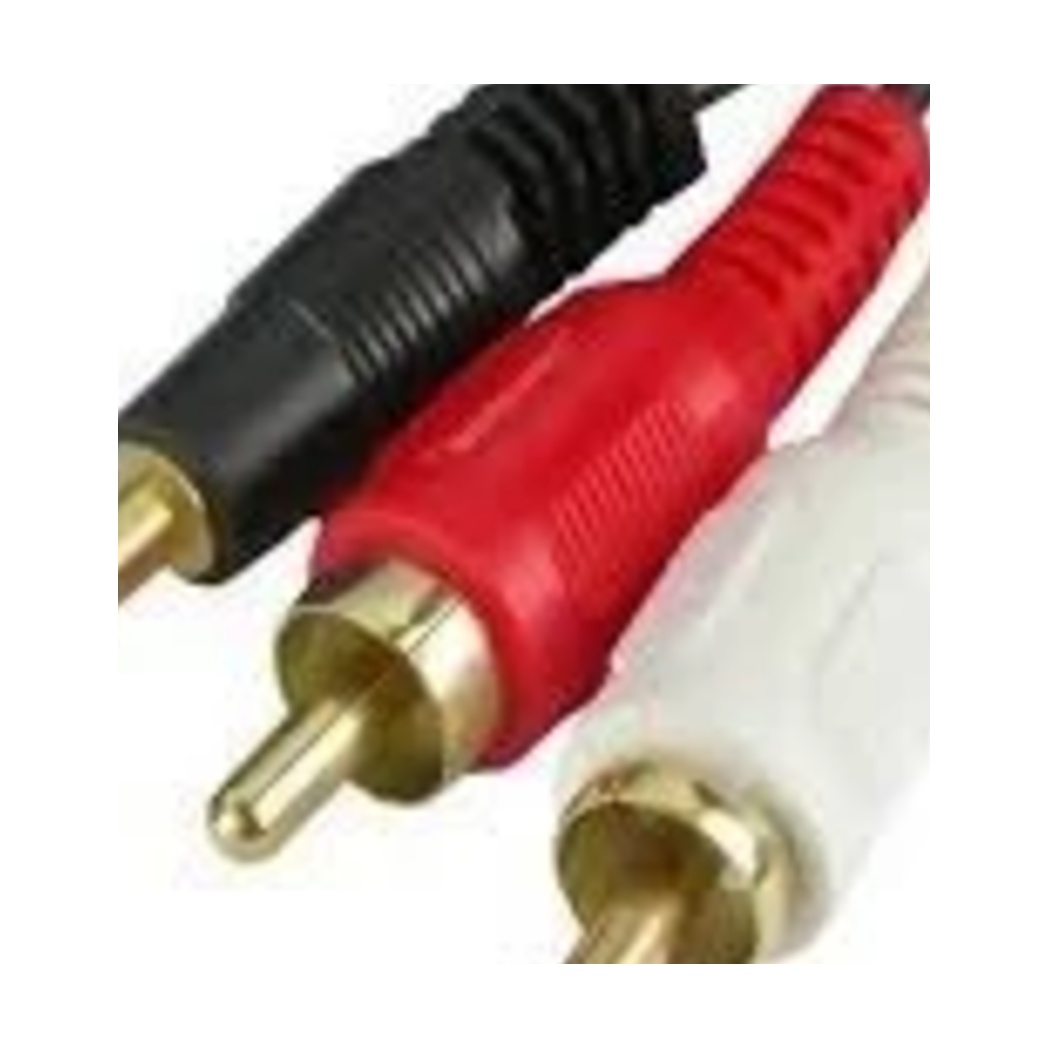 Cabo De Áudio P2 3.5mm X 2 Rca 1,5metros