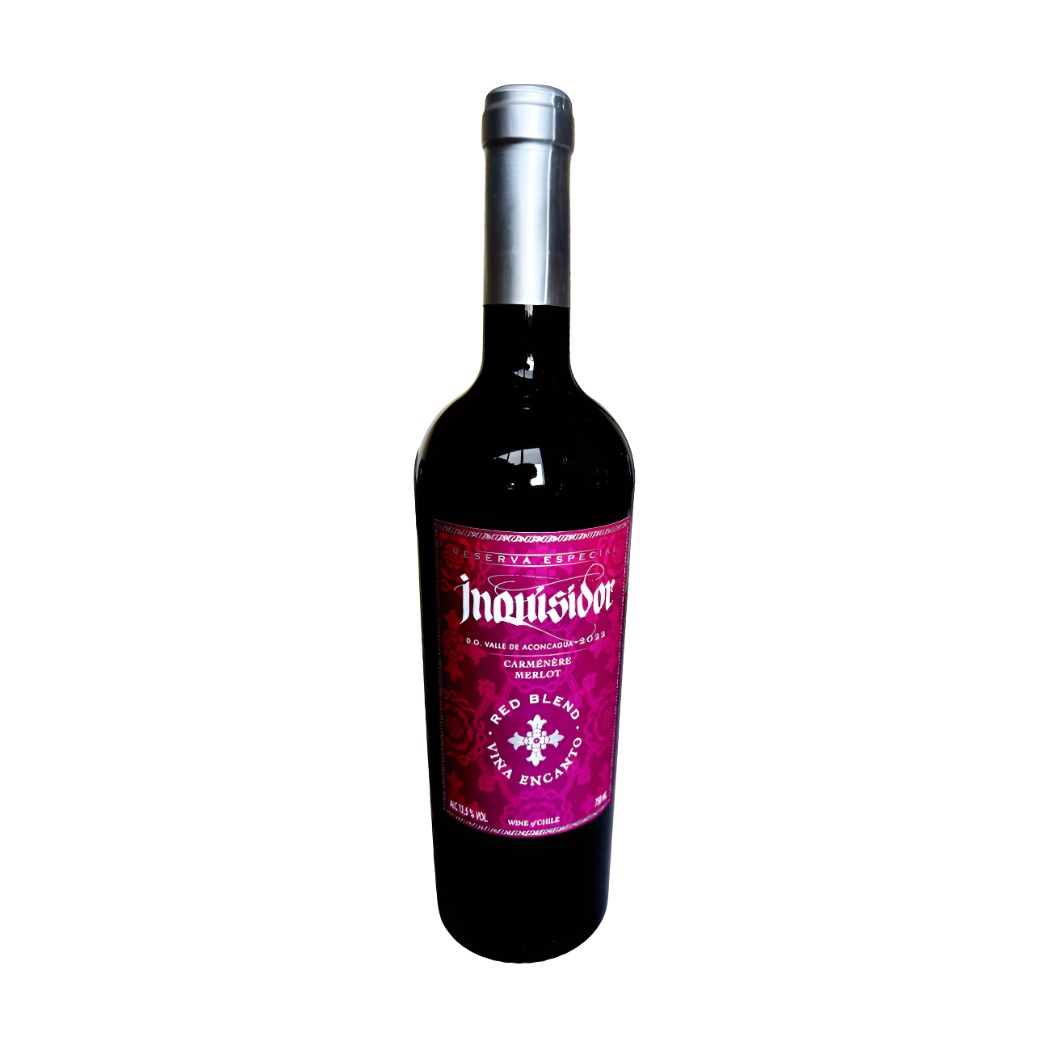 Vinho Tinto Chileno Inquisidor Reserva Red Blend Carménère + Merlot 750ml