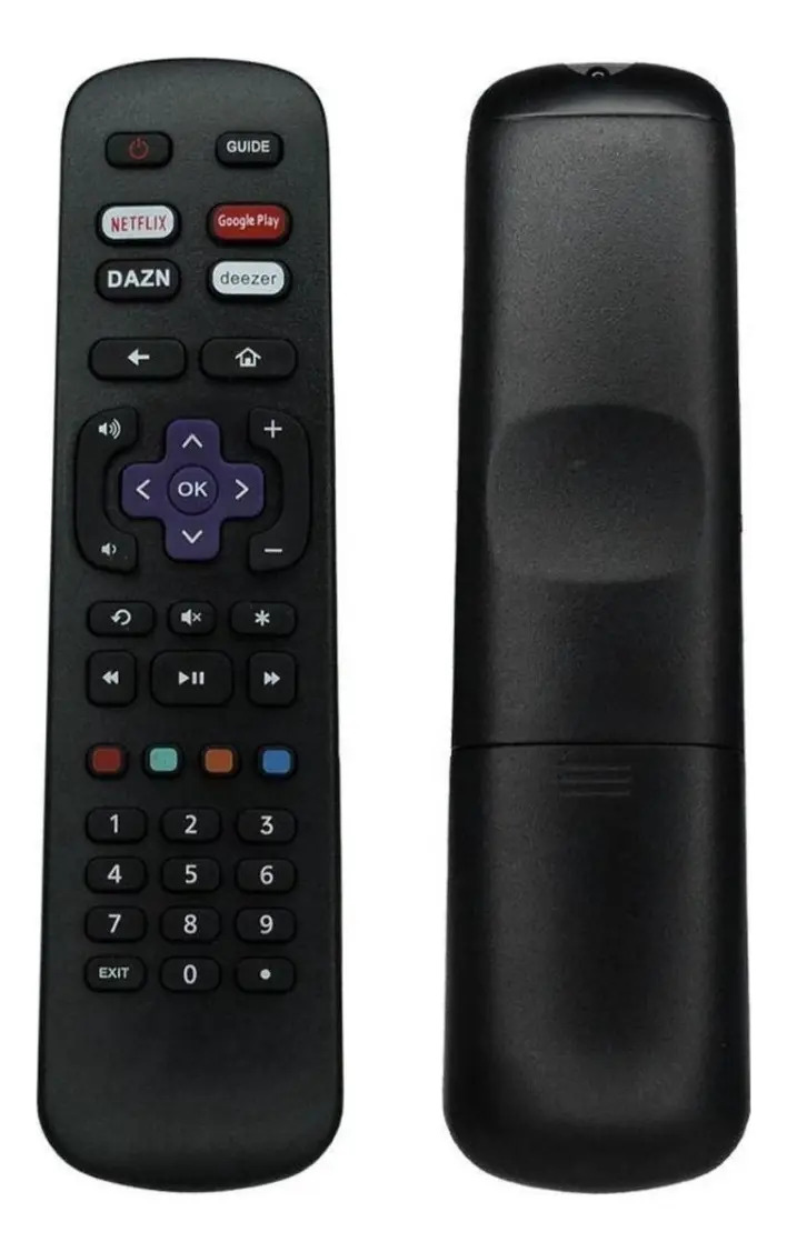 Controle Compativel Com Aoc Semp Philco Roku Ref: Vc-A8278 FBG-9091 VC-A8285 FBG-9206 — imagem 2 de 3