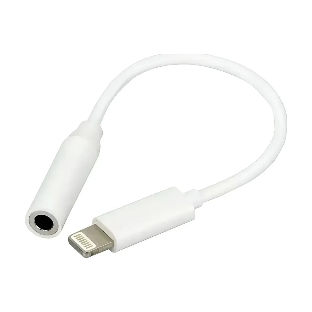 Adaptador de Lightning para conector de fones de ouvido de 3,5 mm