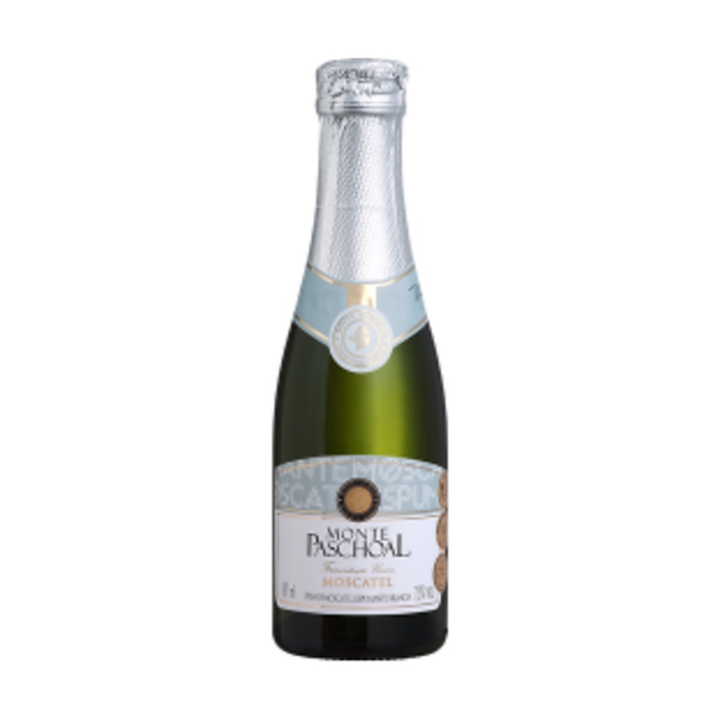 Mini Espumante Moscatel Branco Monte paschoal 187ml