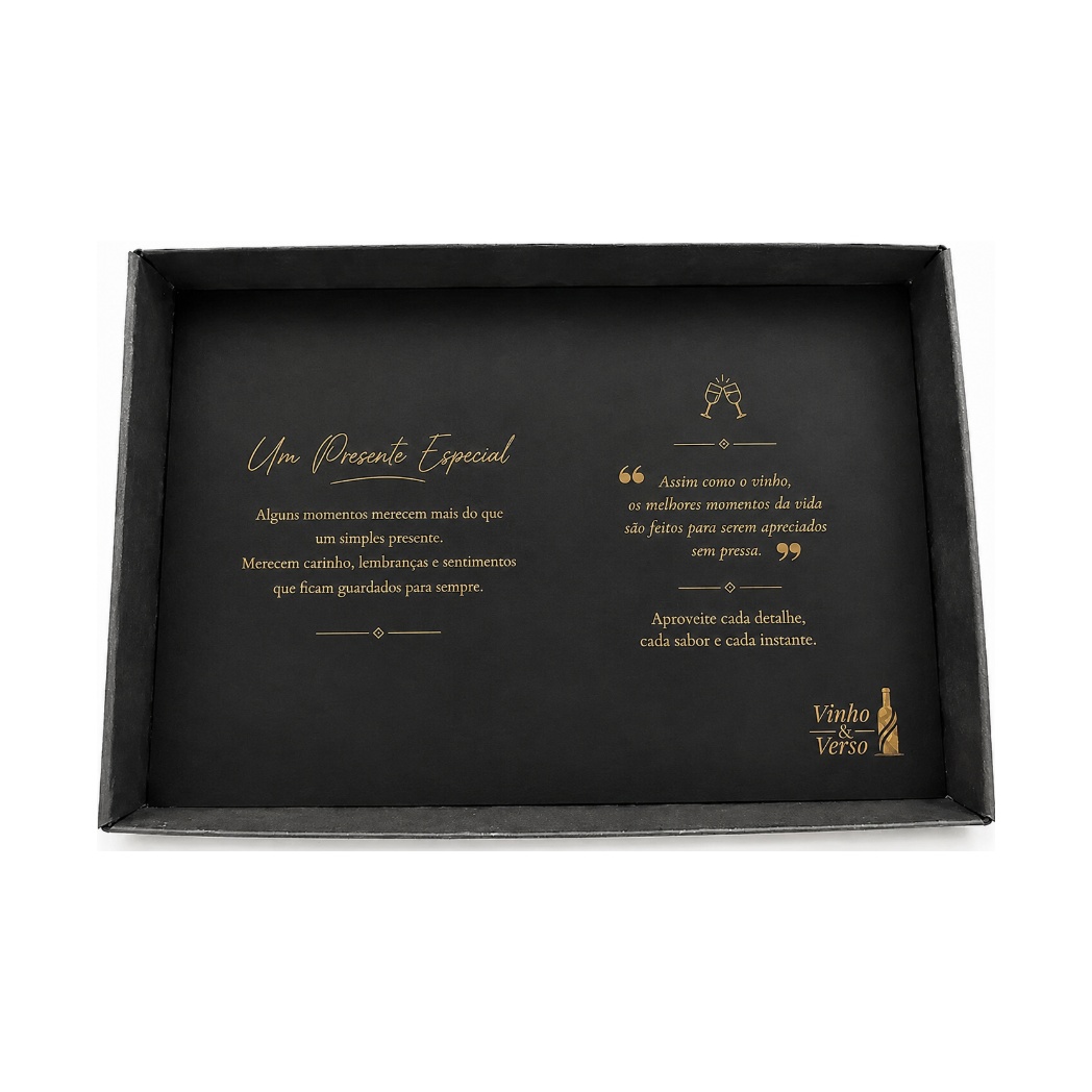 Kit Presente Romântico Vinho Chileno Gran Reserva 2 Taças — imagem 2 de 4