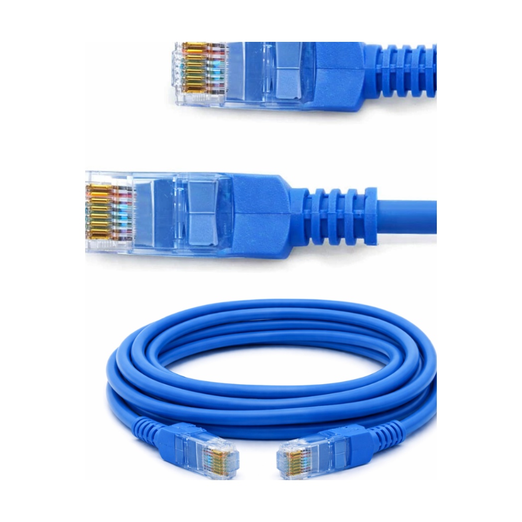 Cabo de rede internet 15 metros Azul Rj45