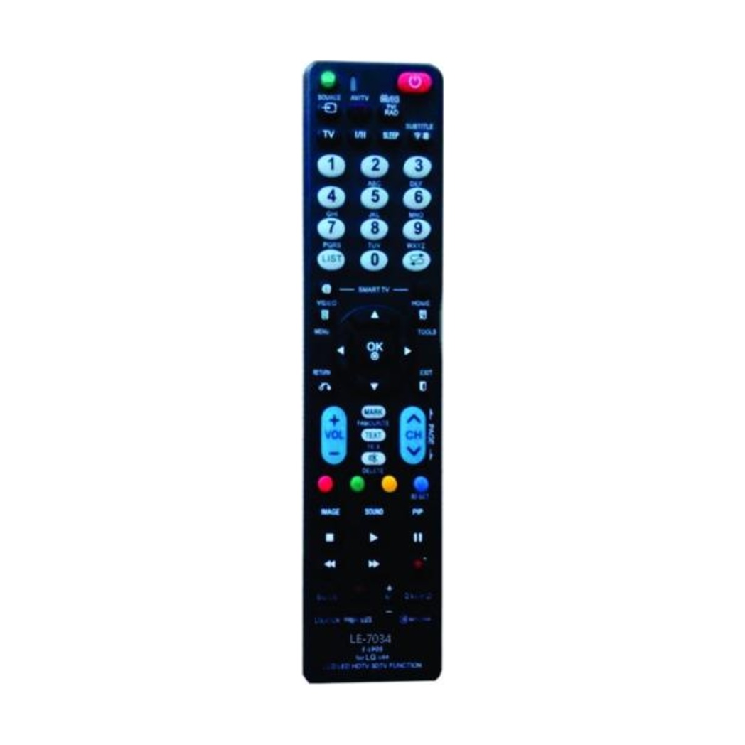Controle Remoto Compatível Com Tv LG Lcd Universal 7034