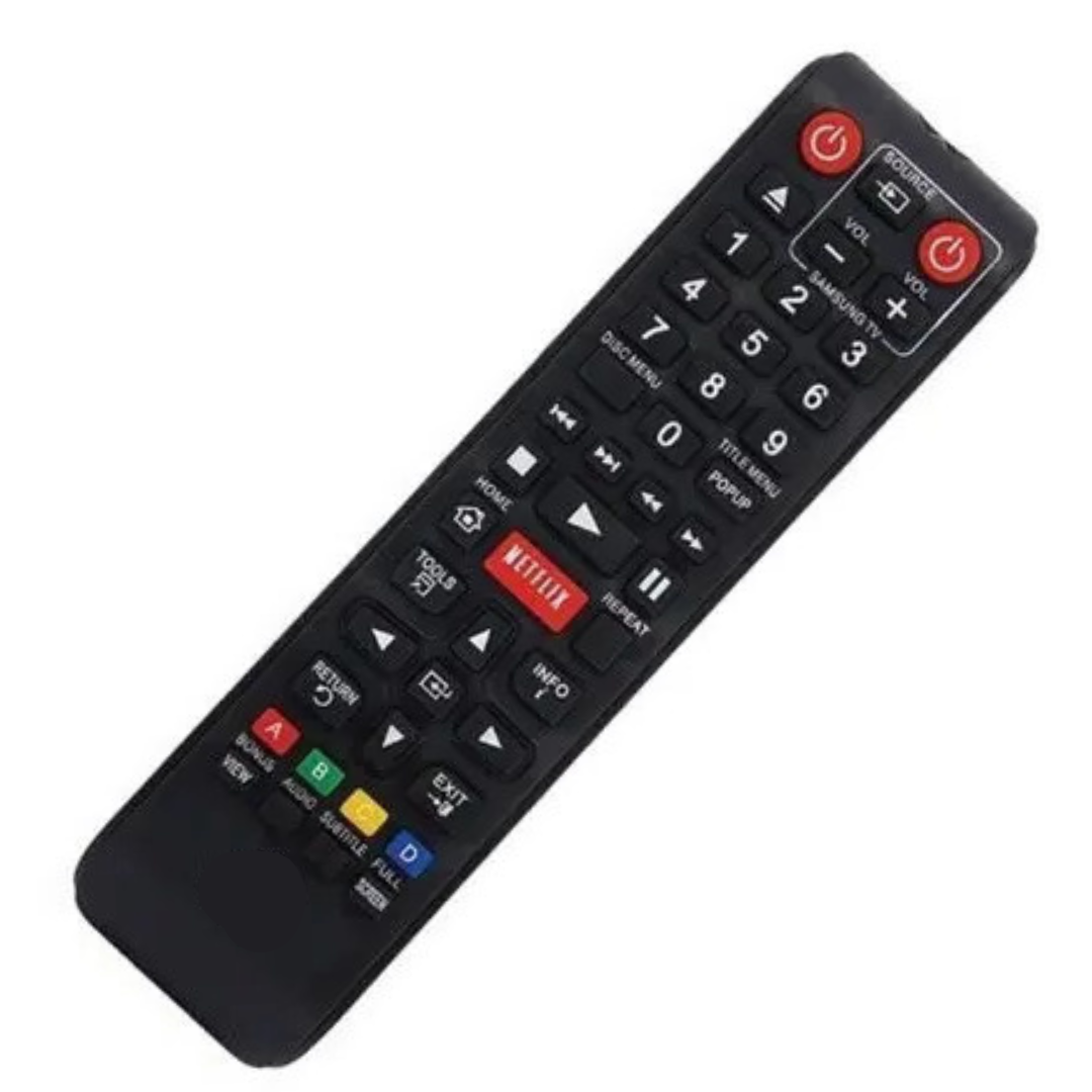 Controle Remoto Compatível com Tv Blu-ray Samsung Ref: VC-8086 W-8086 — imagem 3 de 3
