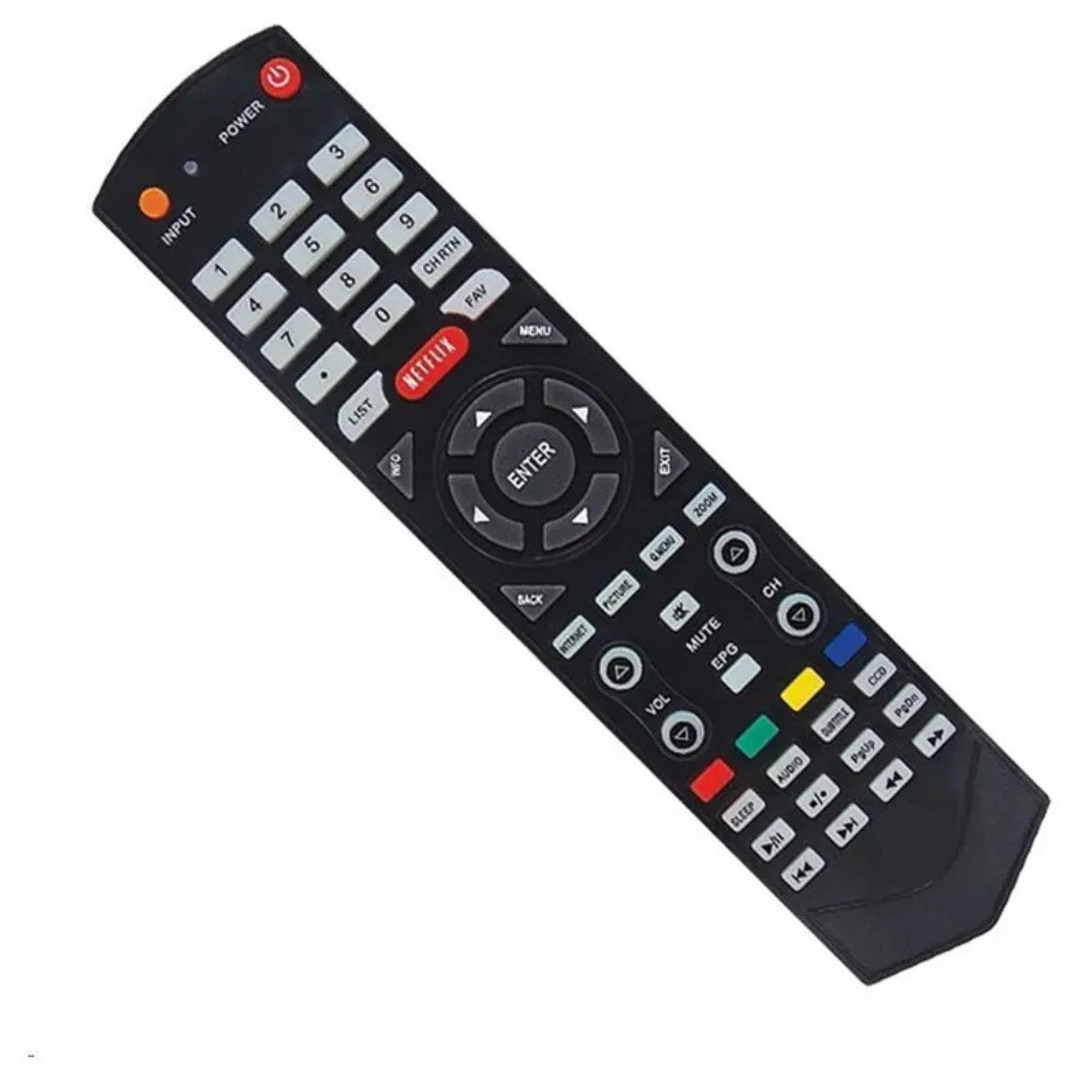 Controle Compatível Tv Semp Toshiba Lcd Ct-6610 Ref: Vc-A8089 LE-7011 W-7011 W-7012a — imagem 3 de 3