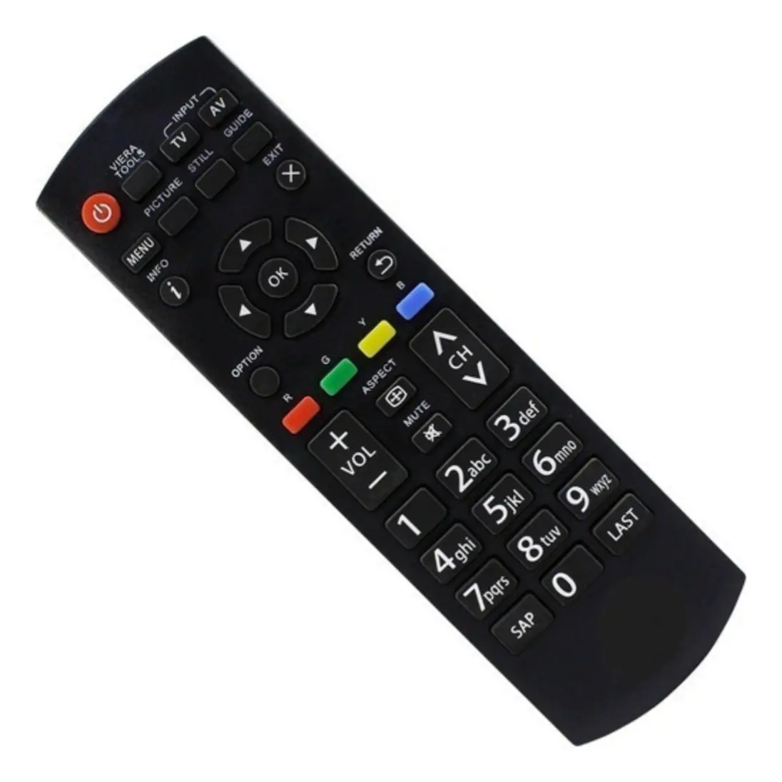 Controle Compatível com Tv Panasonic Ref: Sky-8045 VC-A8215 LE-7024