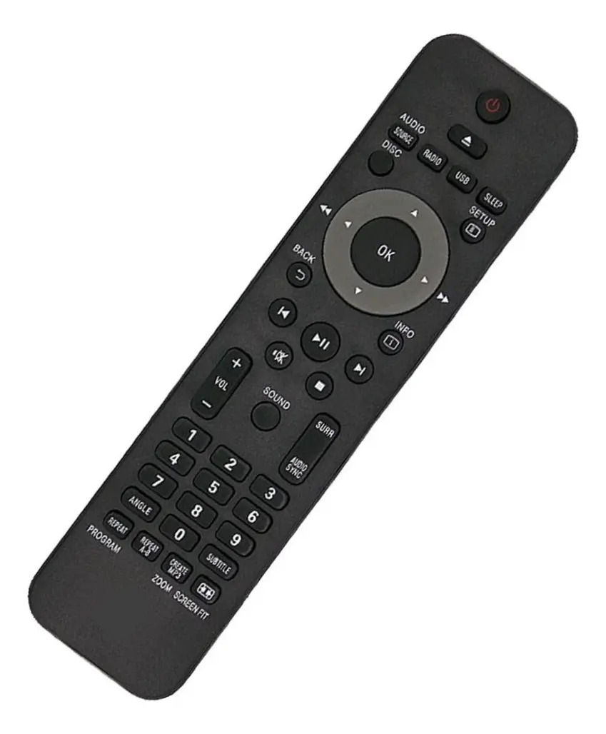 Controle Remoto Compatível com Home Theater Philips Ref: FBG-7039 VC-A8073 LE-7904 — imagem 2 de 3