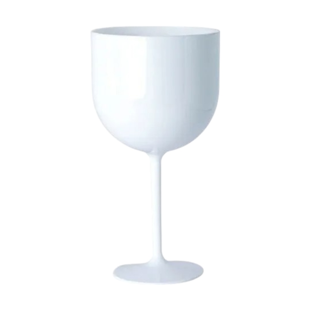 Taça de Acrílico Cristal para Gin resistente 750ml Cor:Branco