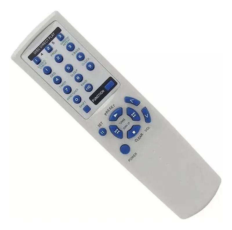 Controle Remoto Compatível com Som Aiwa Rc-zas02 LE-7165 — imagem 2 de 3