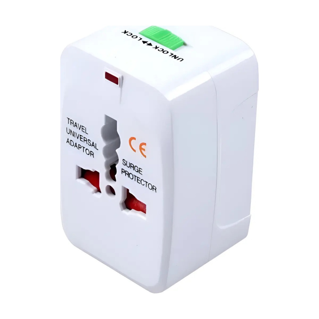 Adaptador Tomada Universal Internacional Uk Eua Europa Asia