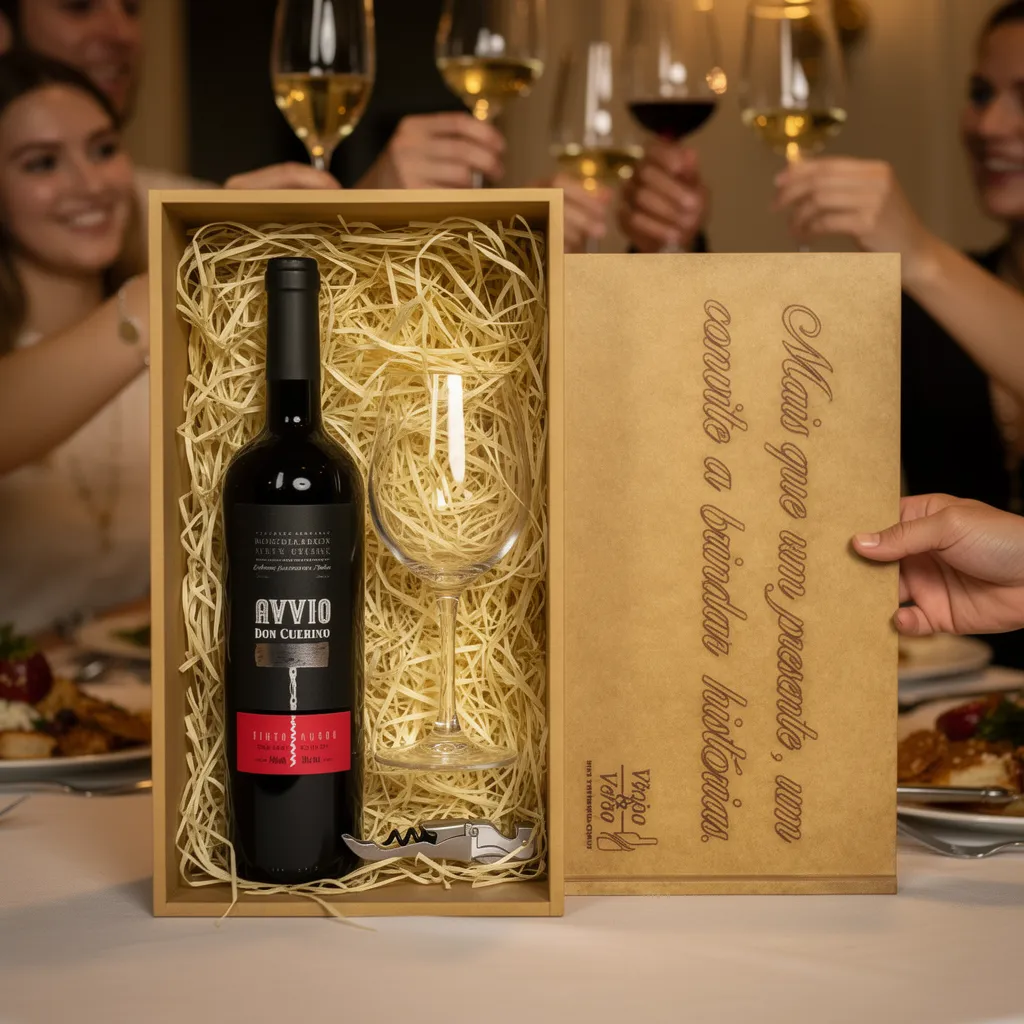 Kit Presente Vinho Suave Avvio + Acessórios na Caixa — imagem 4 de 4