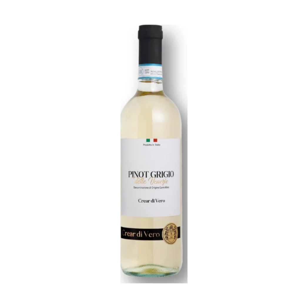Vinho Branco Italiano Crear di Vero Pinot Grigio Delle Venezie 750 mL