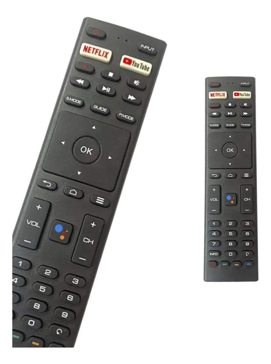 Controle Compativel Tv Jvc 4k Ref: SKY-9098 LE-7248 FBG-9098 — imagem 2 de 3