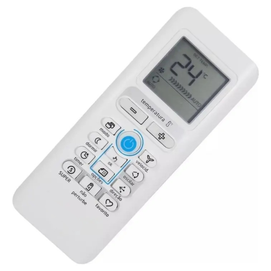 Controle Remoto Compatível com AR CONDICIONADO SPRINGER MIDEA FBG-8063 LE-7295