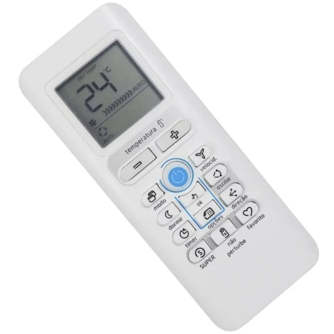 Controle Remoto Compatível com AR CONDICIONADO SPRINGER MIDEA FBG-8063 LE-7295 — imagem 2 de 3