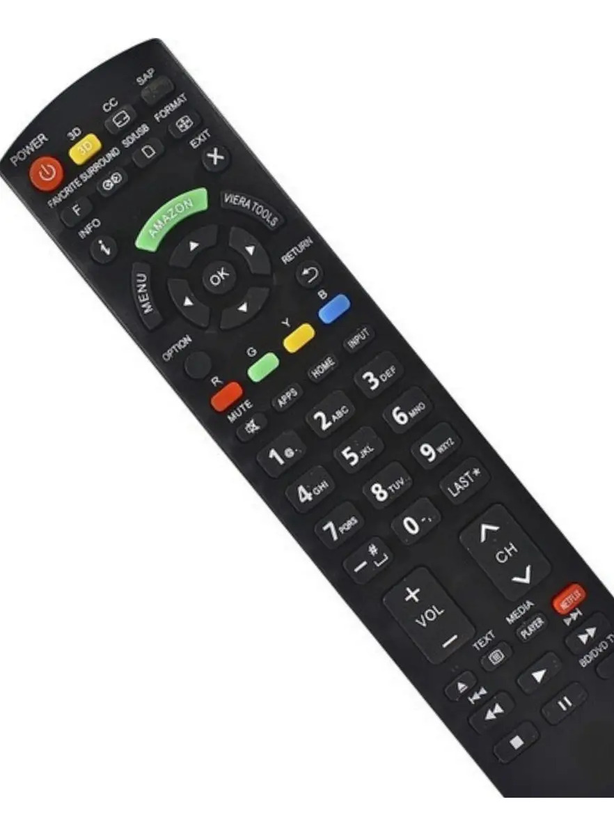 Controle Remoto compatível com Tv Panasonic Ref: Vc-8181 W-8084 — imagem 3 de 3