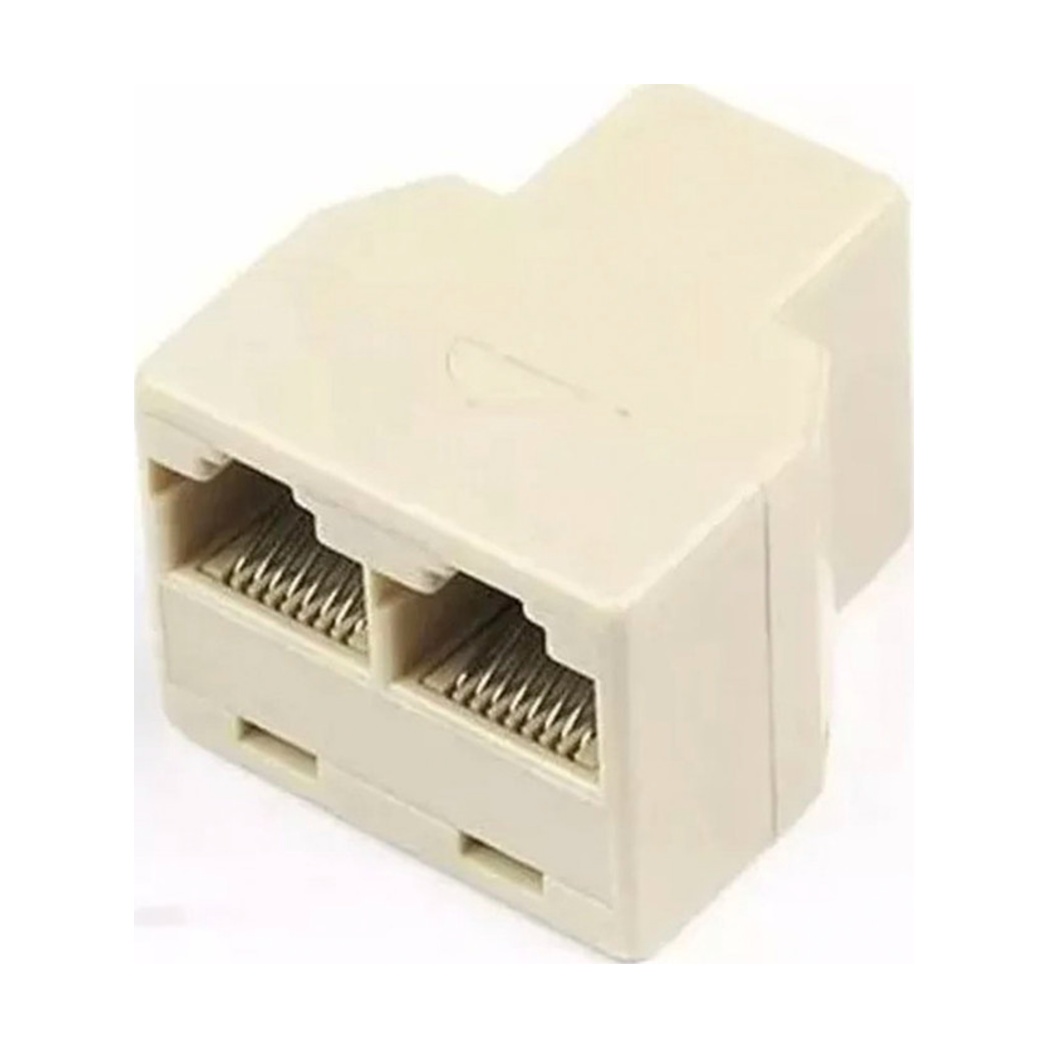 Adaptador Divisor Rj45 Rede 1 Entrada 2 Saídas Computadores