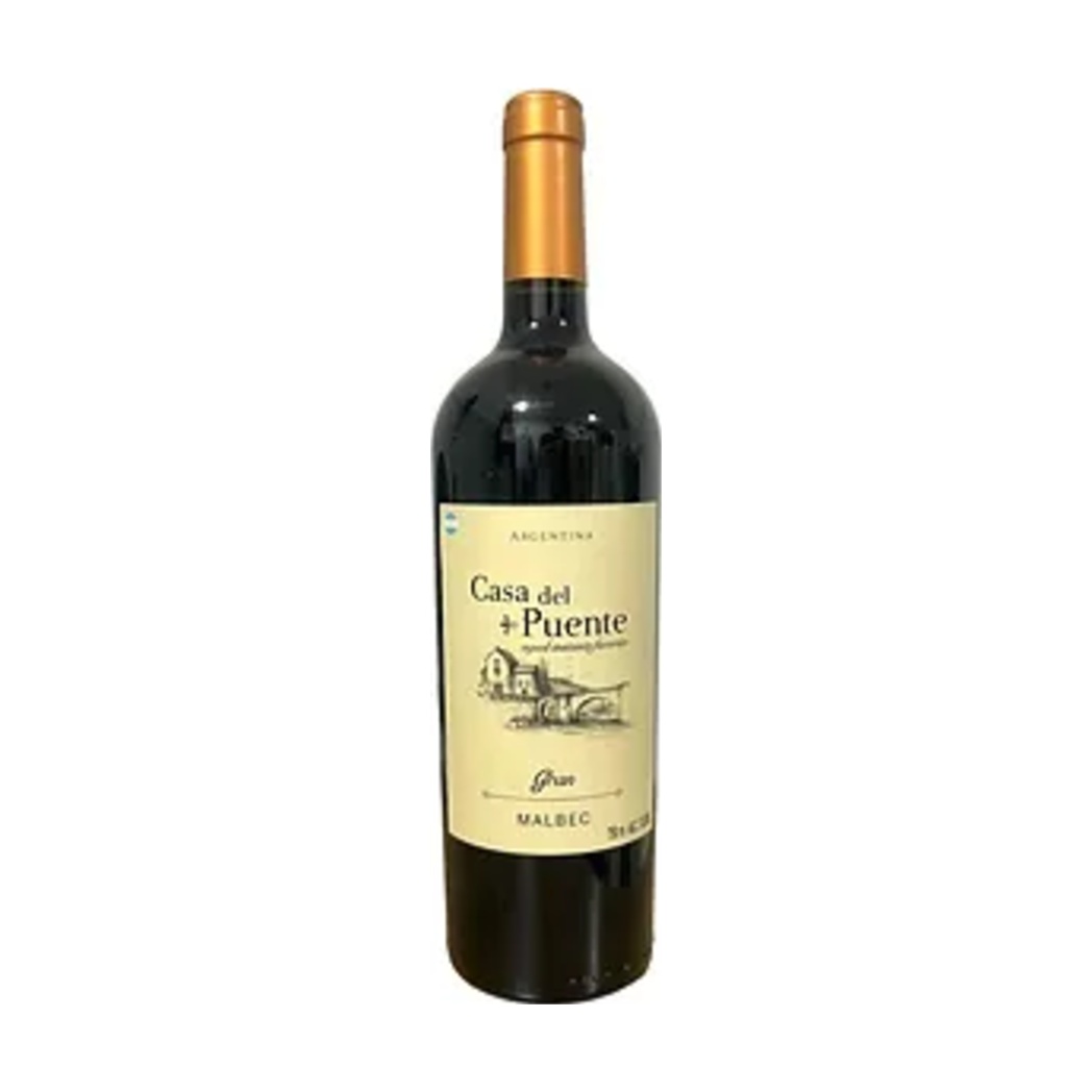 Vinho Tinto Argentino Casa Del Puente Gran Malbec 750ml