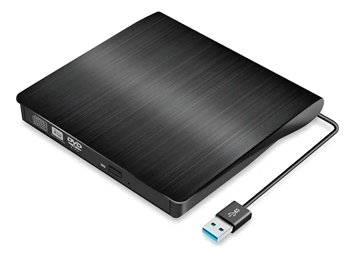 Leitor Gravador Dvd Cdrom Usb 3.0 Compatível