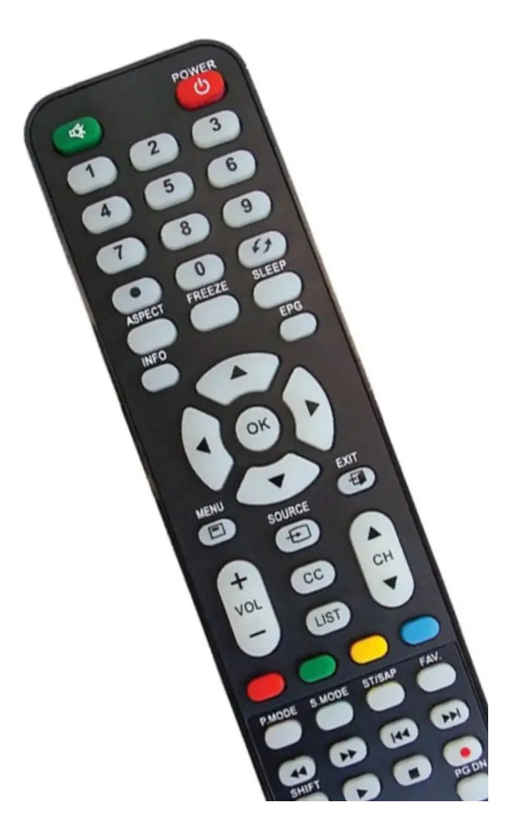 Controle Compatível Com Tv Cce REF: VC-8016 W-7974 — imagem 3 de 3